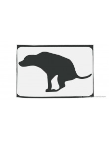 Dog Pattern PVC Sticker Decor for Laptop