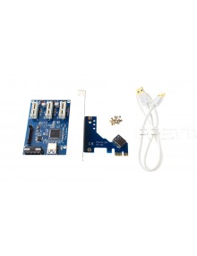 USB 3.0 PCIe 1 to 3 Converter Card
