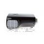 H40 50LM LCD 320*240 Resolution 200:1 Contrast Ratio LED Projector